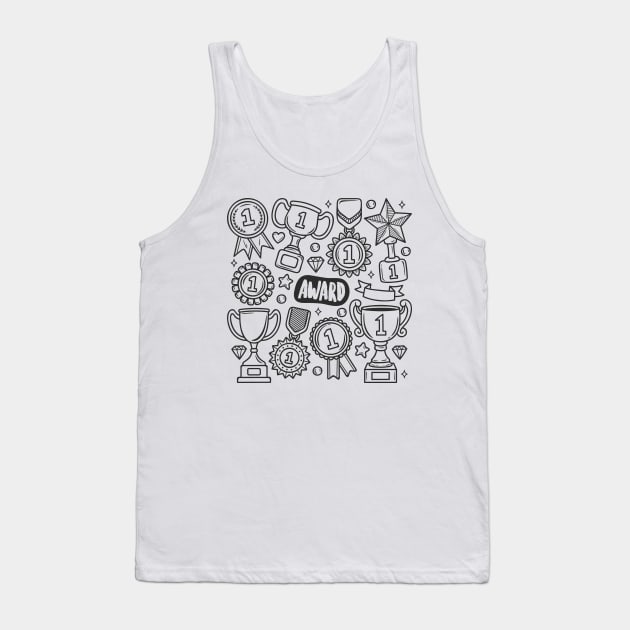 Award Abstract Tank Top by Mako Design 